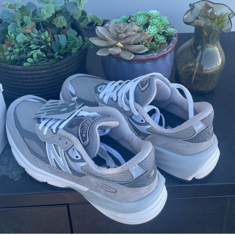 New Balance 990v6 Gray and White Shoes
